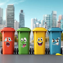 Smiley Gezicht Wandstickers Set - Waterafstotend, Verwijderbaar