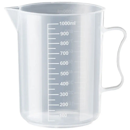 Clear Plastic Measuring Cup with Clear Scale