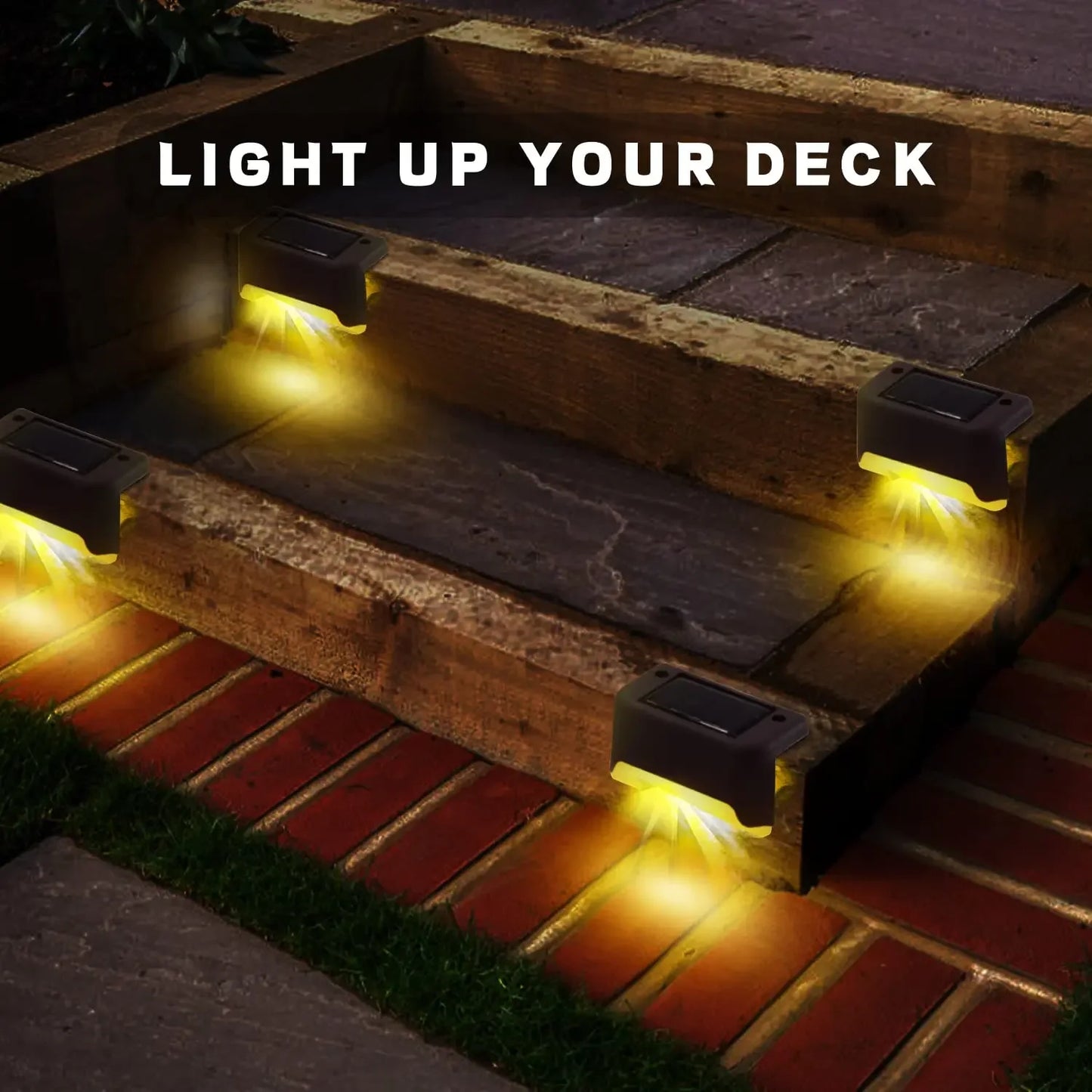 Solar LED Buitenlampen Set Waterdicht voor Paden en Trappen