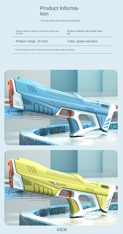 Elektrisch Waterpistool Automatisch – 43 cm – Voor Kinderen en Volwassenen