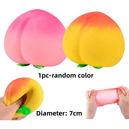 Squishy fidget toy fruitvorm