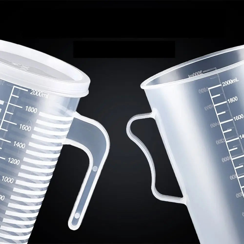Clear Plastic Measuring Cup with Clear Scale