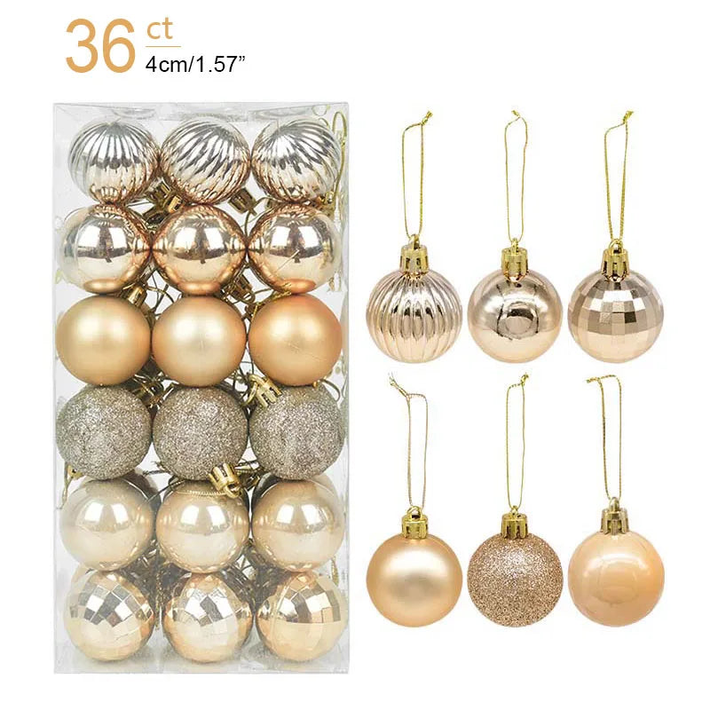 Kerstballen set decoratie