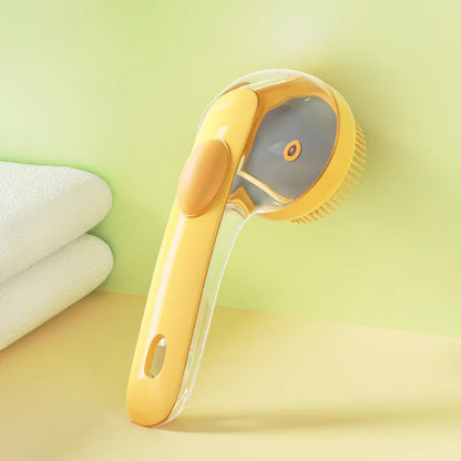 Huisdier borstel massage baden plastic