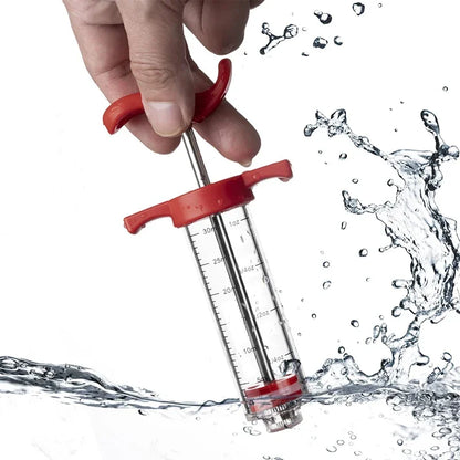 Vlees Marinade Injector Set met 3 RVS Naalden