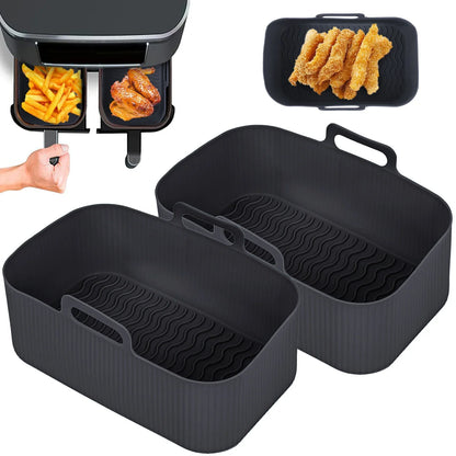 Siliconen airfryer bakvorm rechthoekig