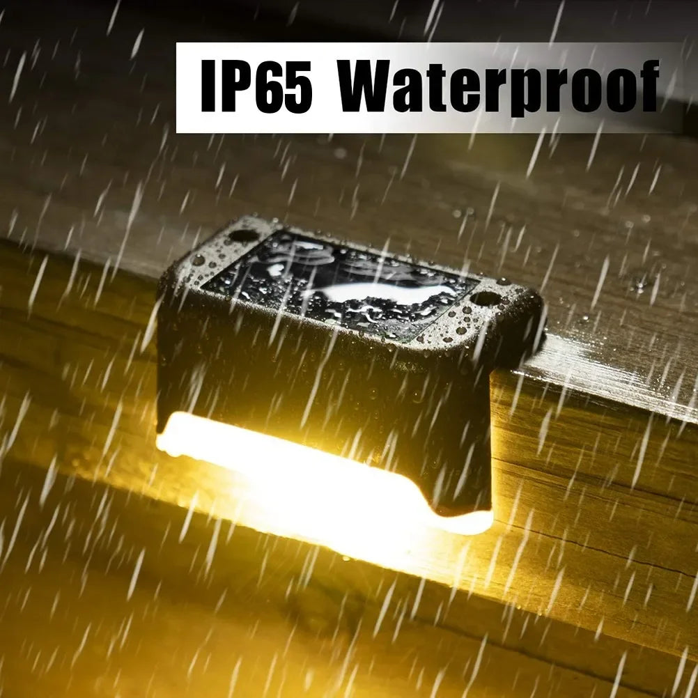 Solar LED Buitenlampen Set Waterdicht voor Paden en Trappen