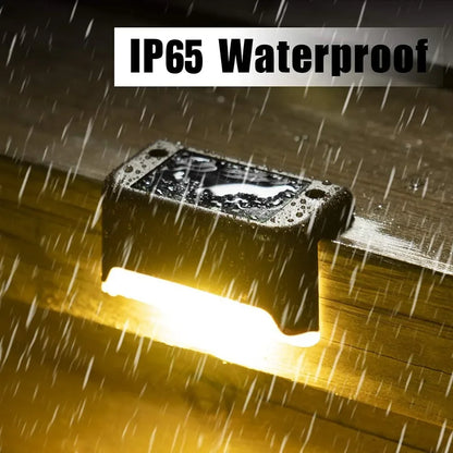 Solar LED Buitenlampen Set Waterdicht voor Paden en Trappen