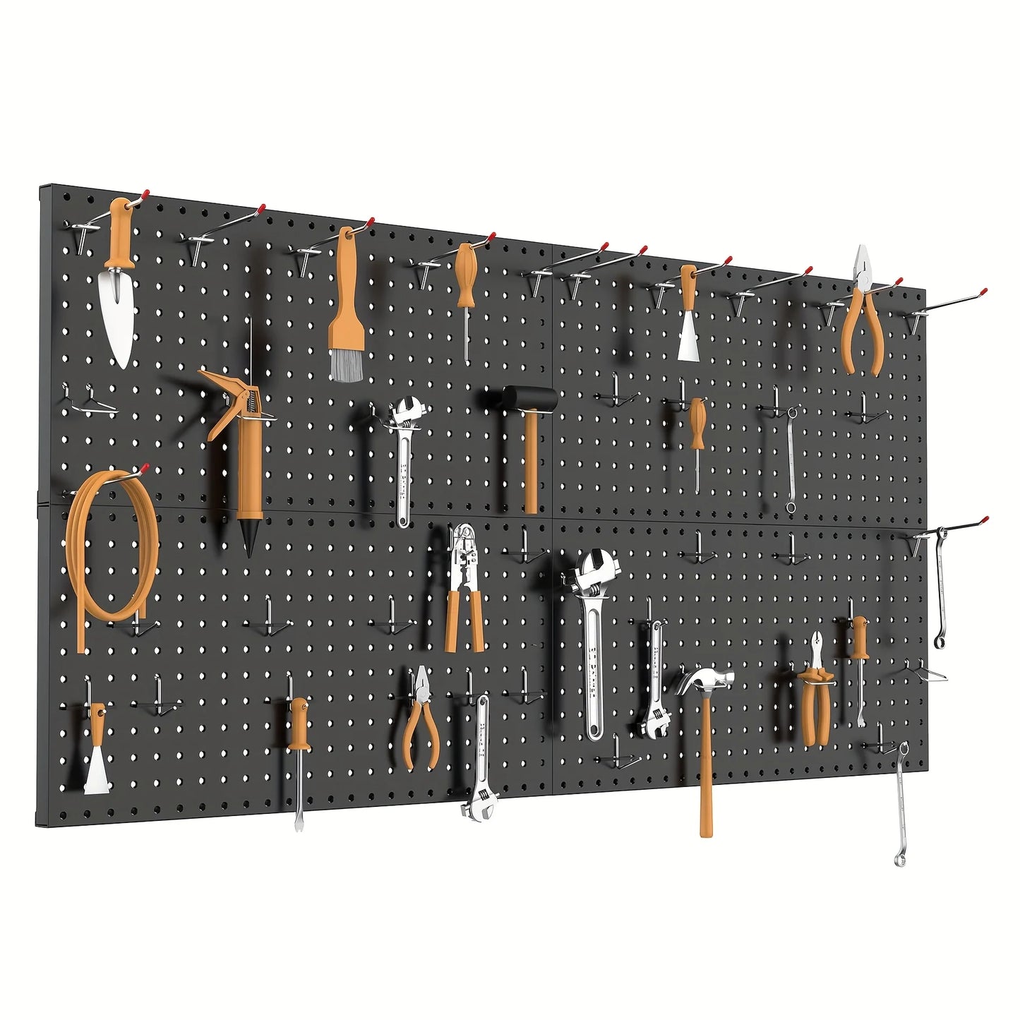 Metalen pegboard wand organizer 12x24 inch