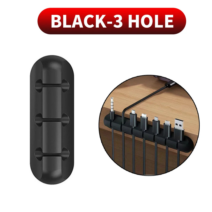 Kabelclips siliconen zelfklevend 5 stuks