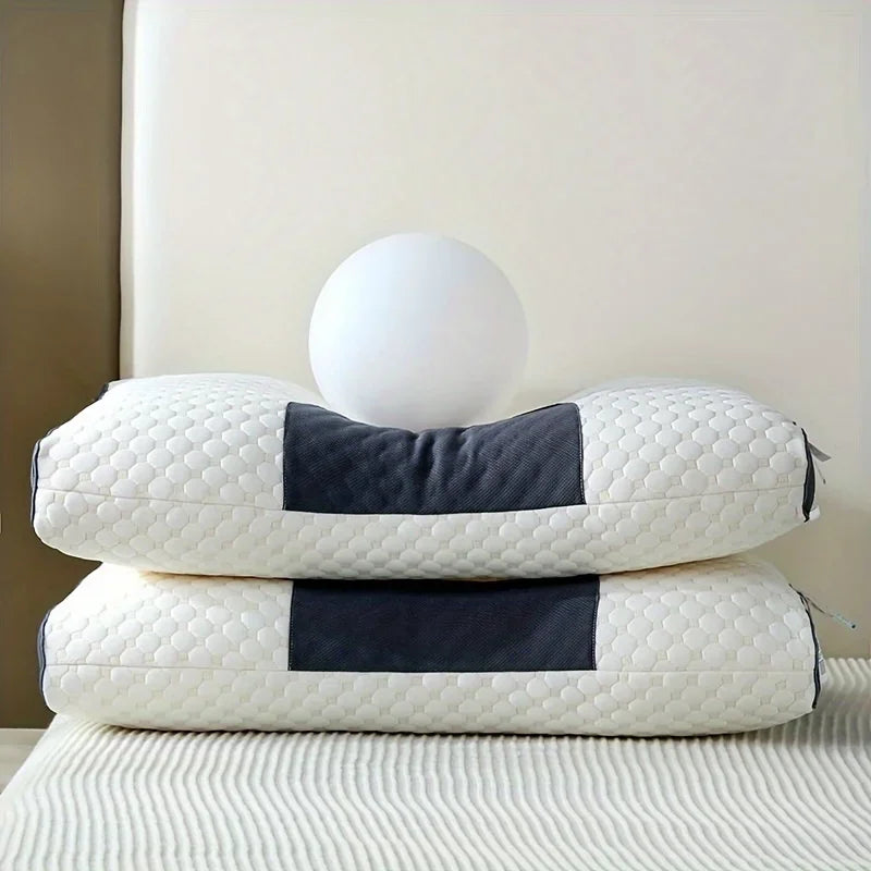 Nekkussen rond memory foam katoen 48x74 cm