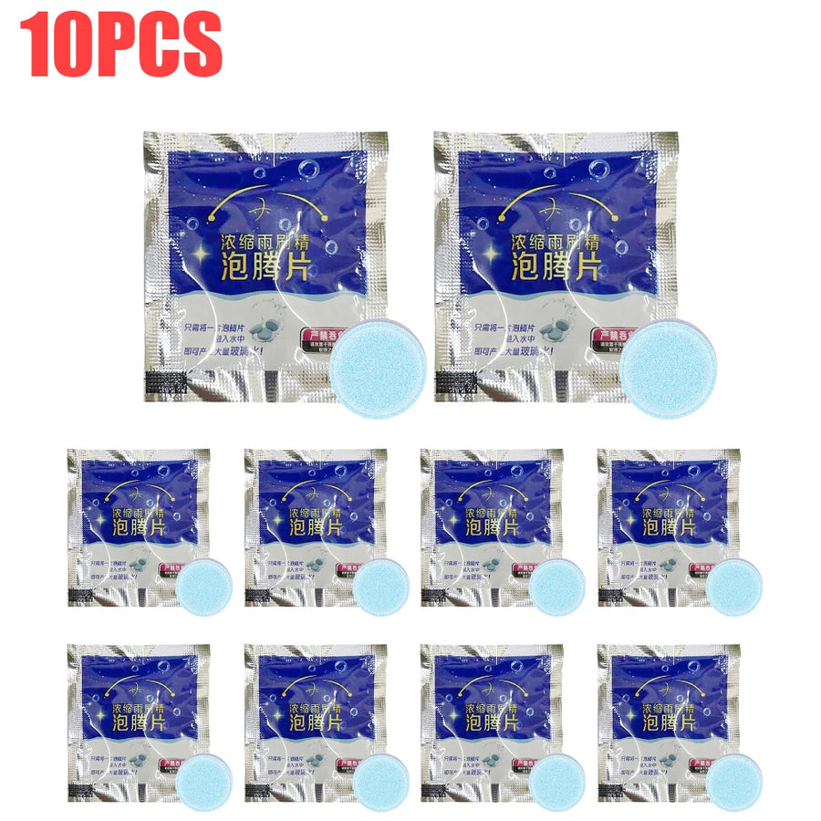 Ruitensproeier bruistabletten auto 10 stuks