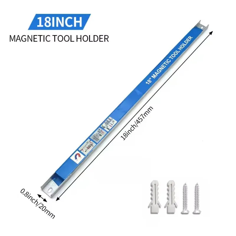Magnetische gereedschapsstrip staal wandmontage