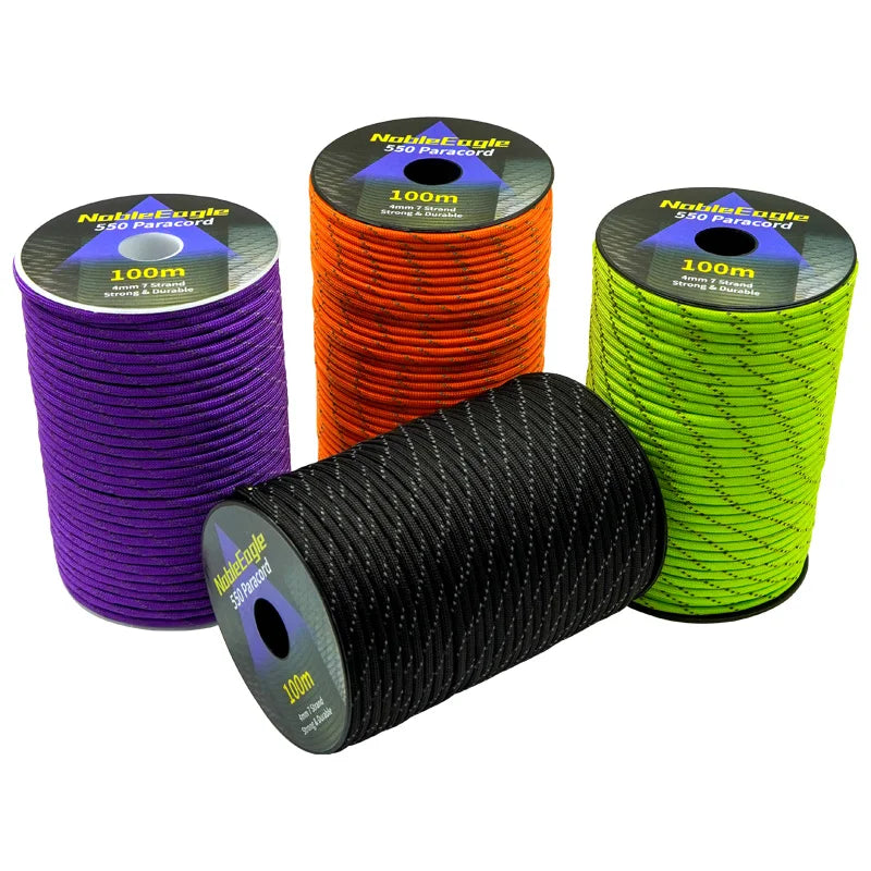 Stevig touw / Reflectief Paracord 4 mm 7 strengs
