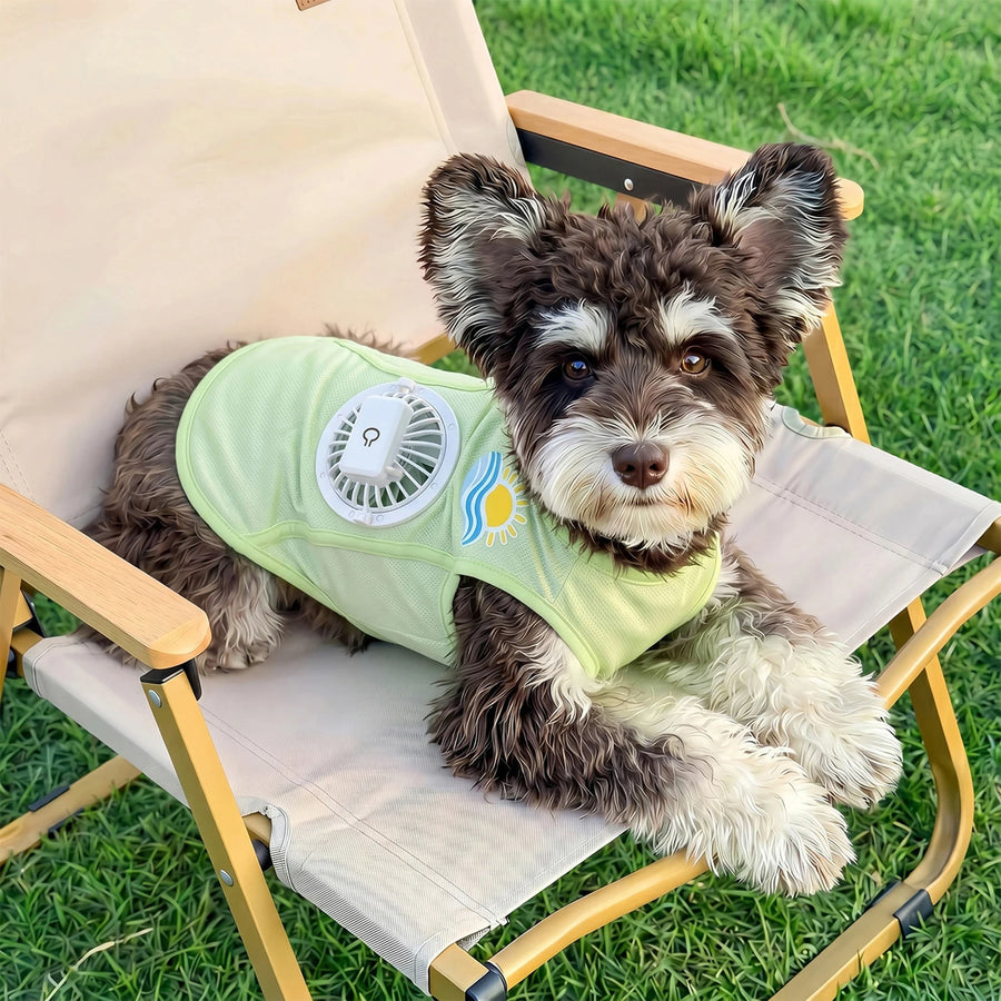 Honden koelvest met ventilator 3 snelheden