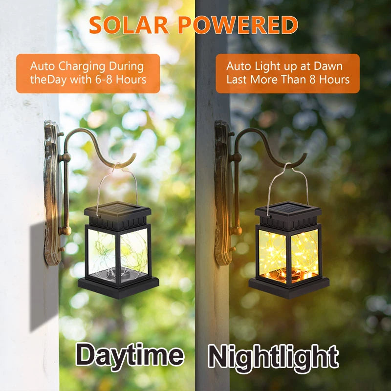 Solar LED lantaarn voor tuin terras balkon