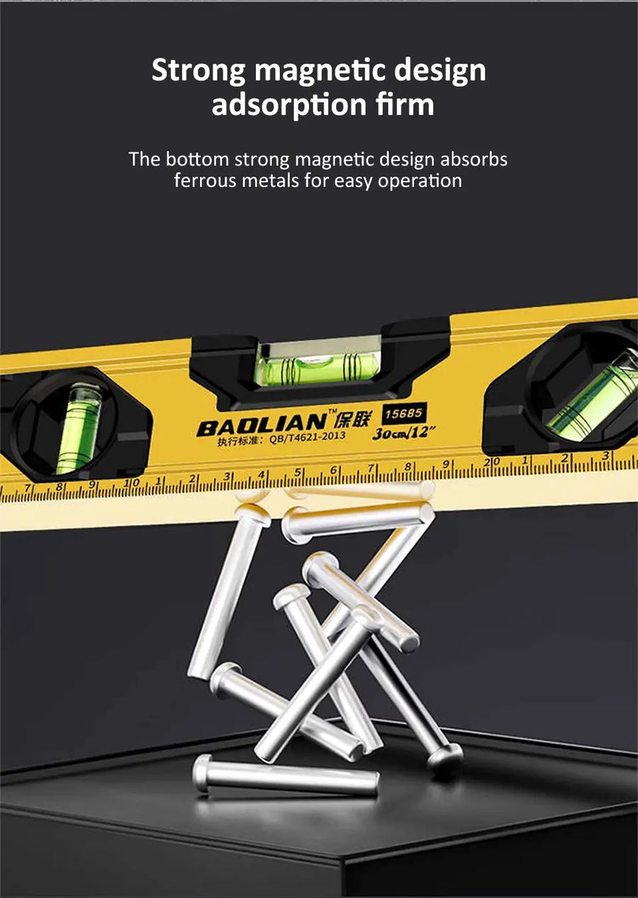 Waterpas aluminium magnetisch 3-in-1 45° 90° 180°