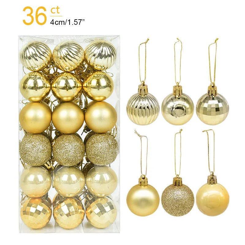 Kerstballen set decoratie
