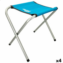 Aktive Opvouwbare Stoel Aktive Blauw Camping 30 X 37 X 40 Cm (4 Stuks)