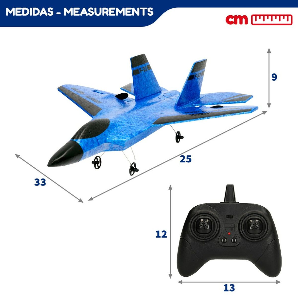 Colorbaby Helikopter Op Afstandsbediening Colorbaby (2 Stuks)