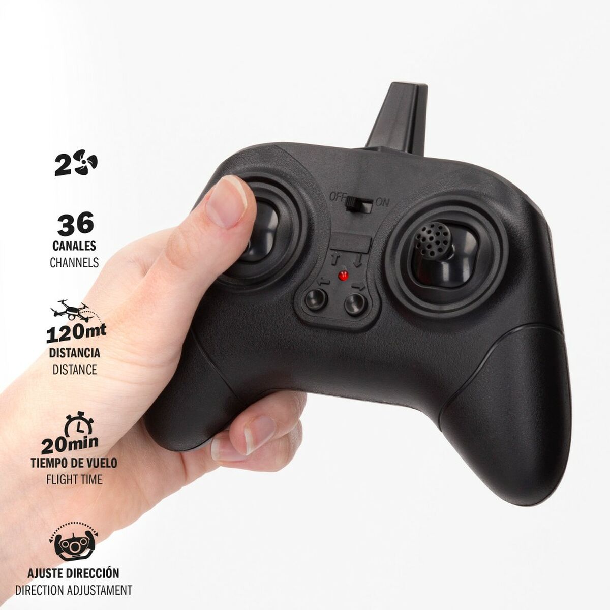 Colorbaby Helikopter Op Afstandsbediening Colorbaby (2 Stuks)