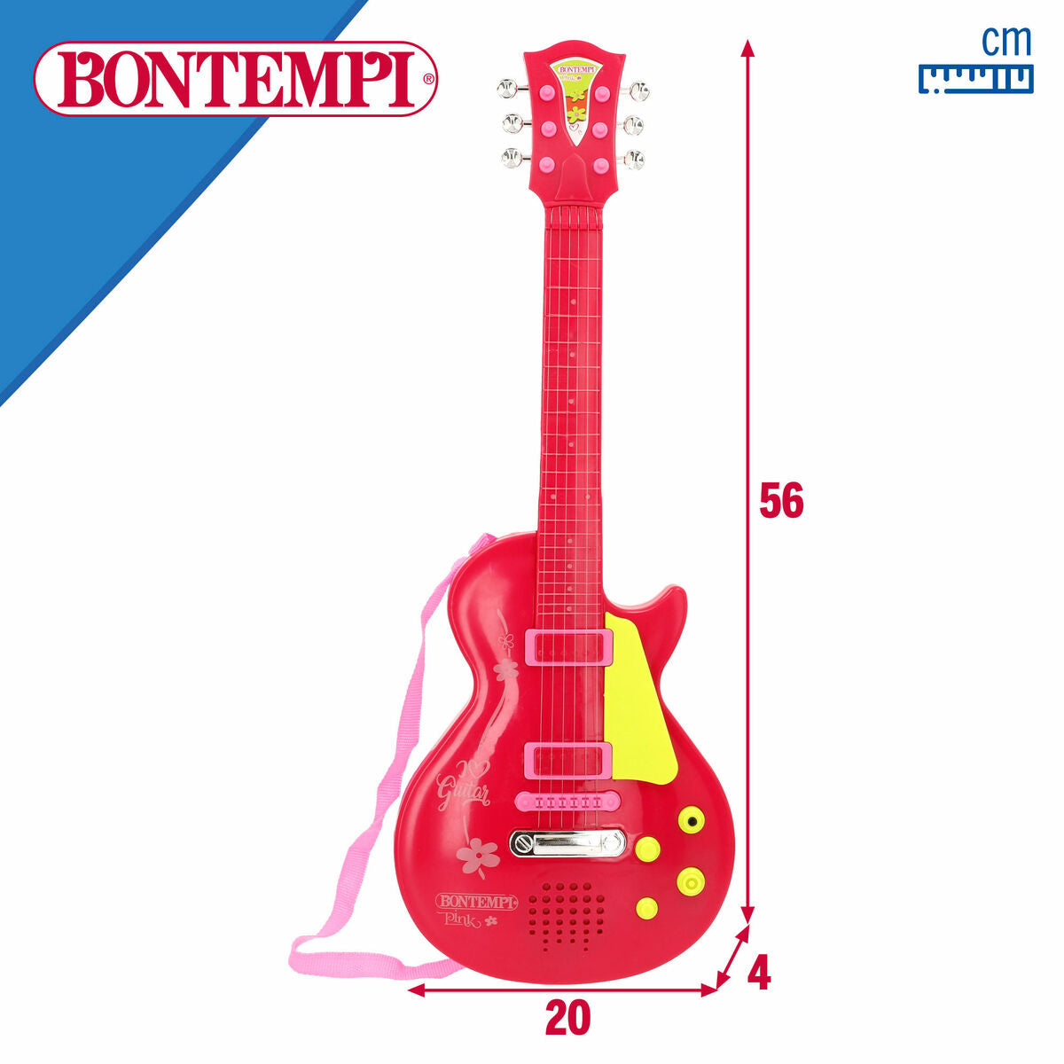 Bontempi Kindergitaar Bontempi 20 X 56 X 4 Cm (6 Stuks)