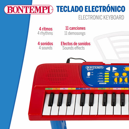 Bontempi Met Toetsenbord Met 37 Toetsen Bontempi 43 X 56 X 23 Cm (2 Stuks)