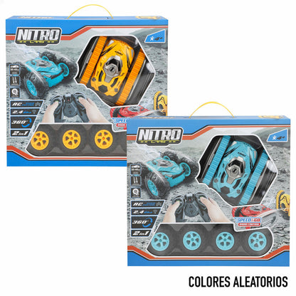 Bigbuy Kids Politiewagen Op Afstandsbediening 15 X 7 X 14 Cm (4 Stuks)