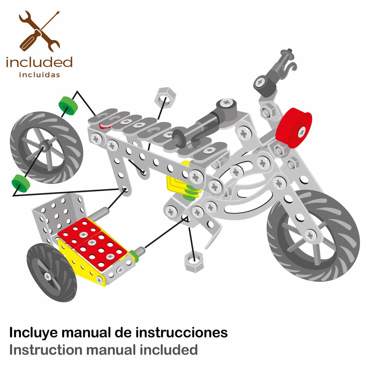 Bigbuy Kids Bouwspel 283 Onderdelen