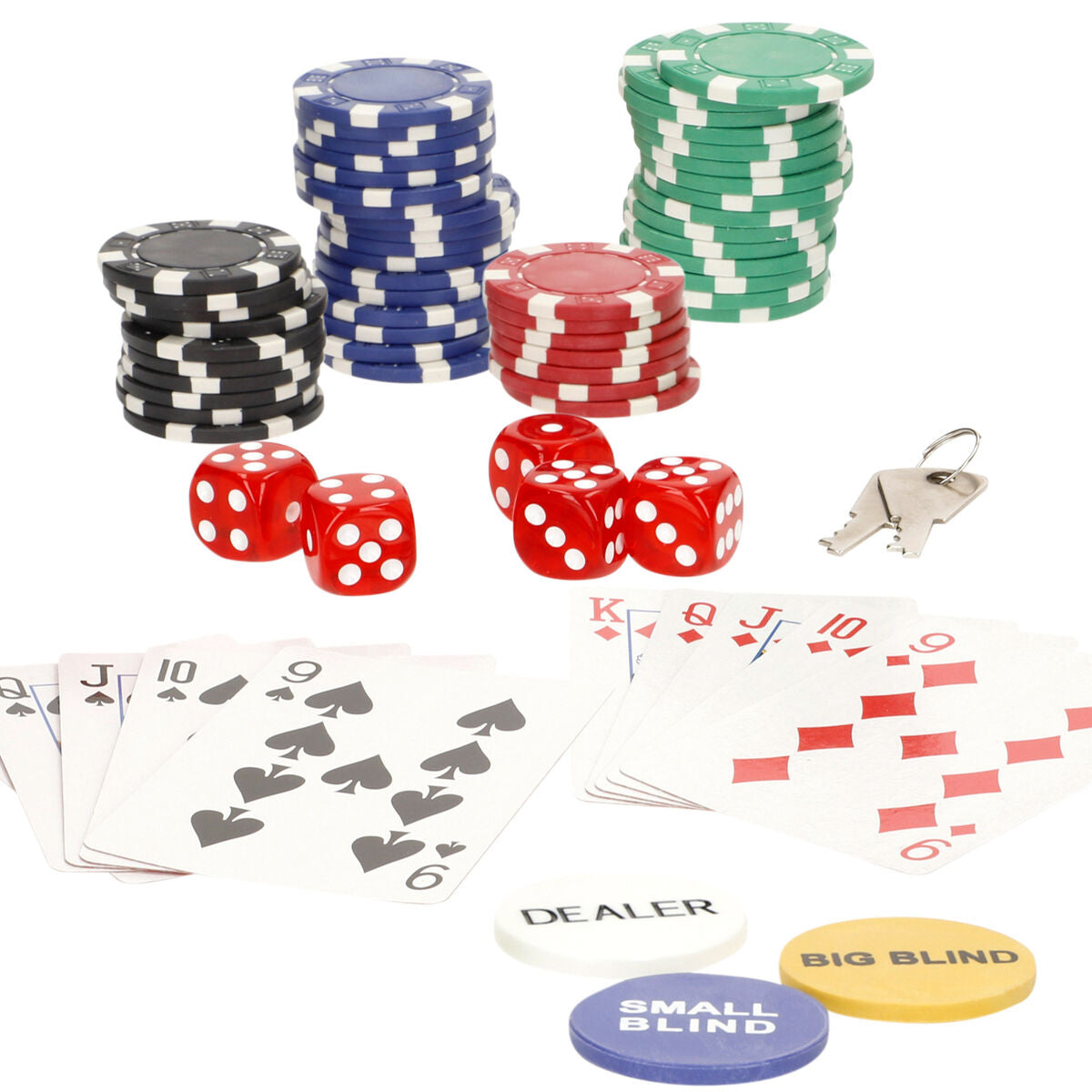 Colorbaby Pokerset Colorbaby 110 Onderdelen 4 Stuks