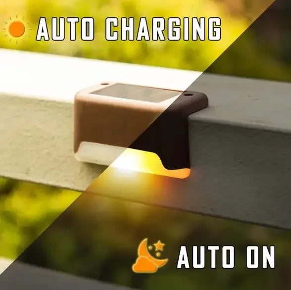 Solar LED Buitenlampen Set Waterdicht voor Paden en Trappen