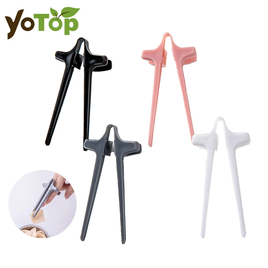 Vinger eetstokjes plastic 9,5 cm