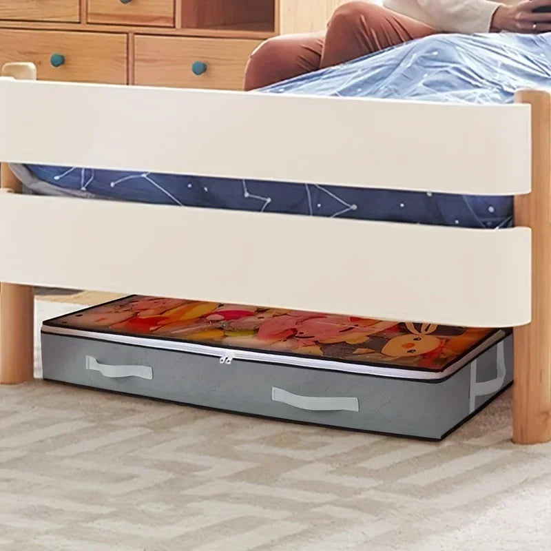 Opbergbox onder bed 120x33x18 cm stofvrij