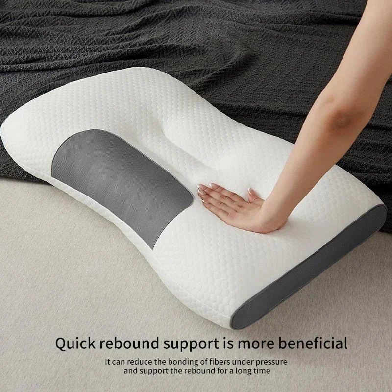Nekkussen rond memory foam katoen 48x74 cm