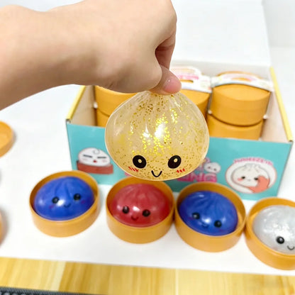 Knijpspeeltje squishy dumpling stressvermindering