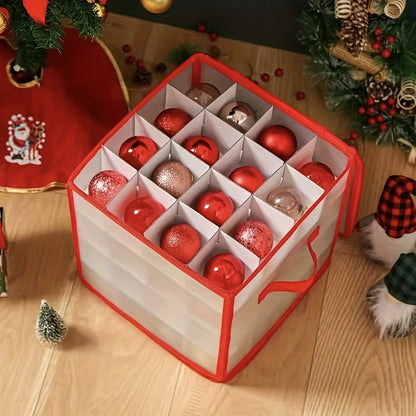 Opbergdoos kerstballen 27L kunststof opvouwbaar