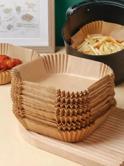 Rond Bakpapier voor Airfryer (50 stuks)