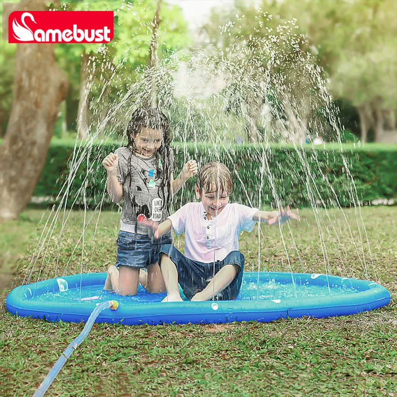 Inflatable Sprinkler Play Mat for Outdoor Water Fun