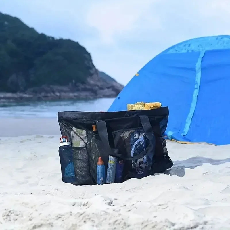 Strandtas extra large waterdicht inklapbaar nylon