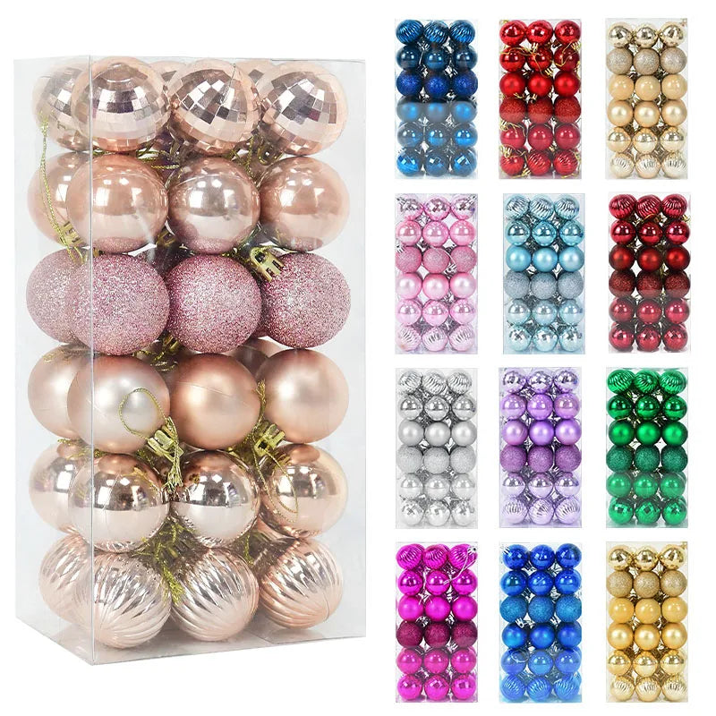 Kerstballen set decoratie