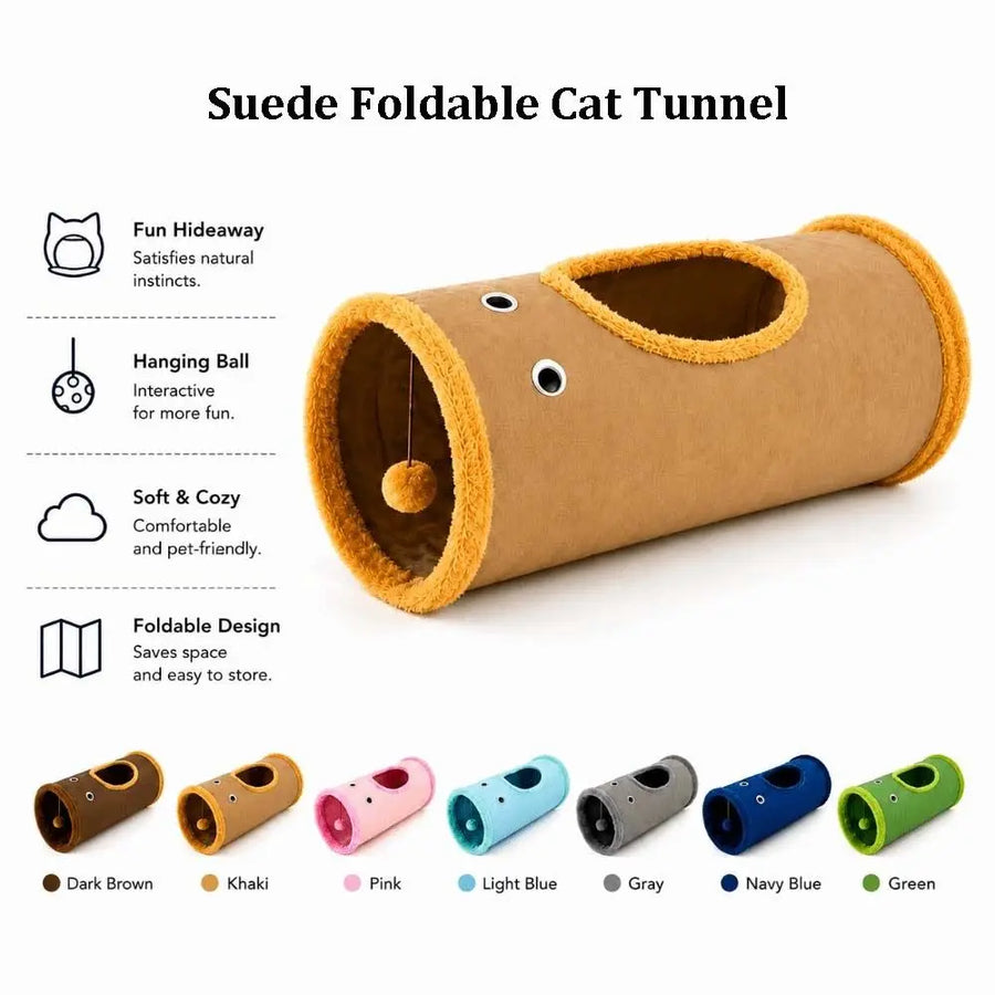 Kattentunnel 50x25 cm opvouwbaar