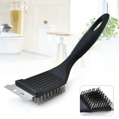 Barbecueborstel met staaldraden