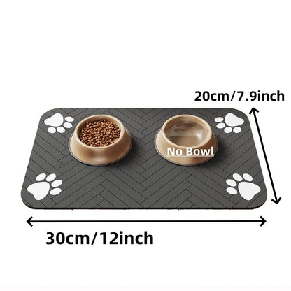 Absorberende Placemat voor Honden en Katten – Waterdicht en Sneldrogend