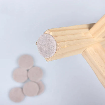 Viltpads voor meubelvoeten: zelfklevende bescherming tegen krassen en geluid