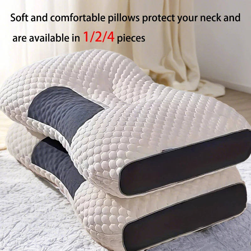 Nekkussen rond memory foam katoen 48x74 cm