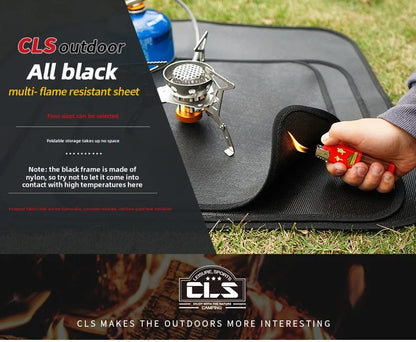 Hittebestendige glasvezel mat voor kampvuur en barbecue