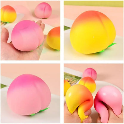 Squishy fidget toy fruitvorm