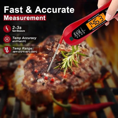 Vleesthermometer digitaal snel meten backlight magneet