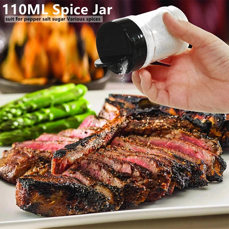 Uitschuifbaar kruidenrek voor zeven potjes met zelfklevende wandmontage