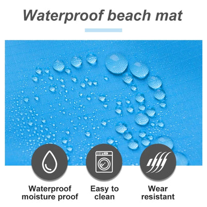 Strandmat extra groot waterdicht zandvrij